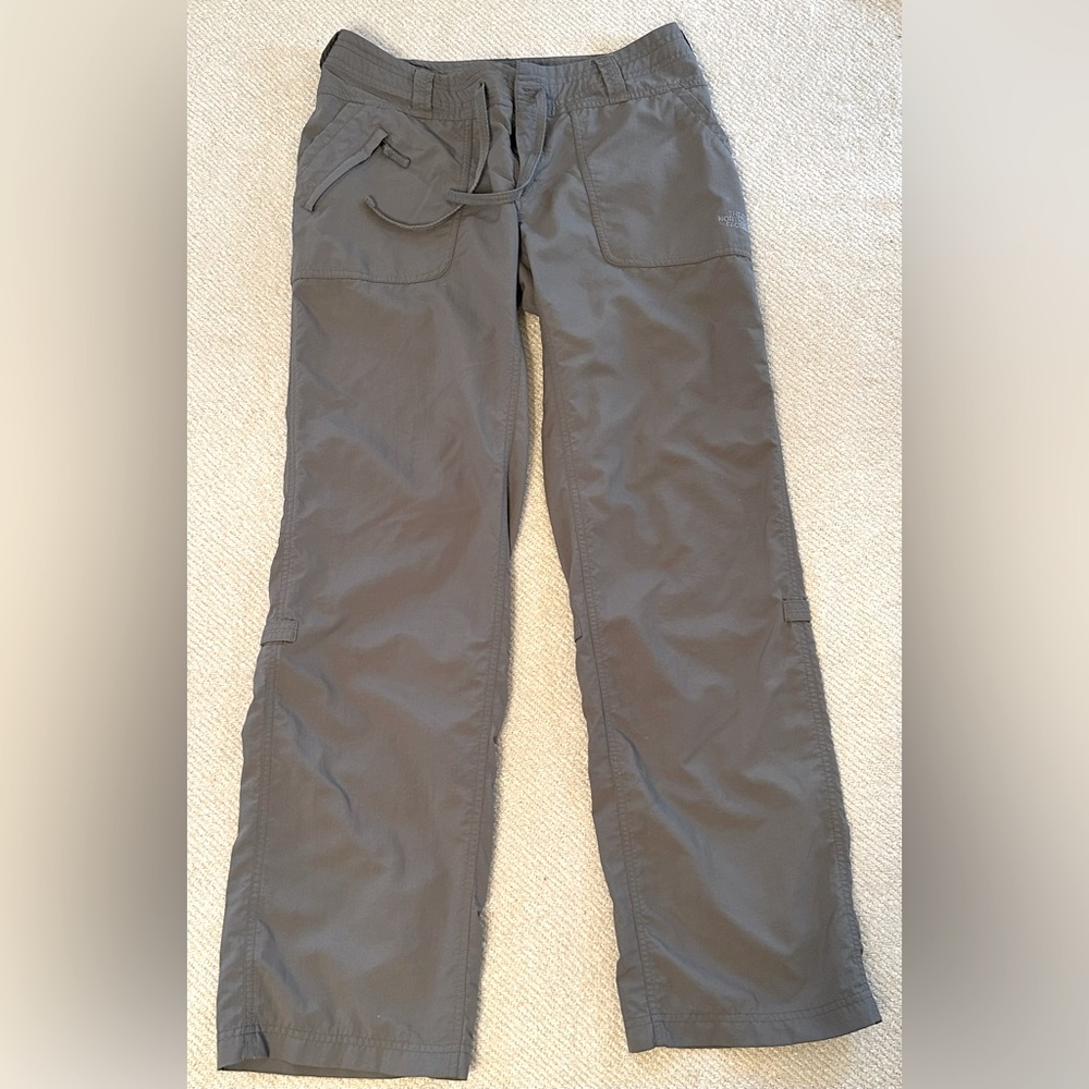 The North Face Womens Pants -Size 8 -Gray Nylon Roll